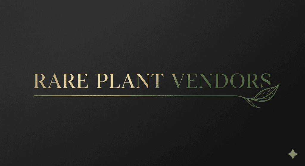 Rare Plant Vendors